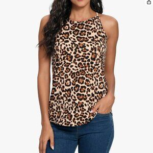 Womens Small Razorback Leopard Print Shirt. NWT